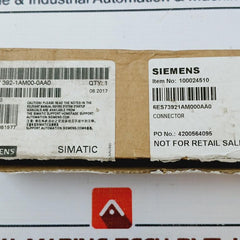Siemens 6Es7 392-1Am00-0Aa0 Front Connector 6Es7 392-1Am00-0Aa0