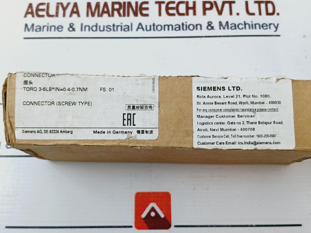 Siemens 6Es7 392-1Am00-0Aa0 Front Connector 6Es7 392-1Am00-0Aa0