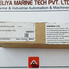 Siemens 6Es7 392-1Am00-0Aa0 Front Connector 6Es7 392-1Am00-0Aa0