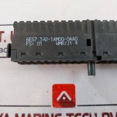Siemens 6Es7 392-1Am00-0Aa0 Front Connector With Screw Contacts