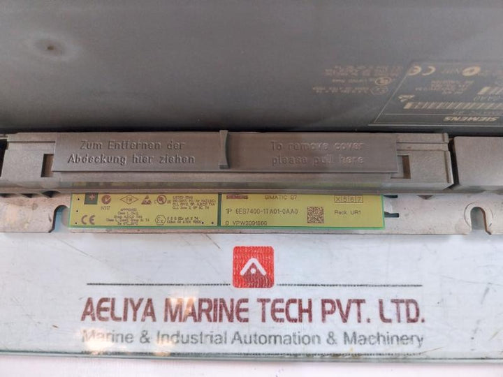 Siemens 6Es7400-1Ta01-0Aa0 S7 Rack Ur1