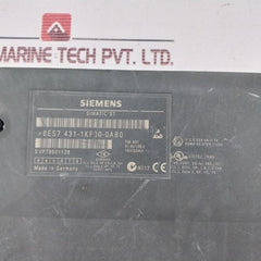 Siemens 6Es7 431-1Kf00-0Ab0 Analog Input Module 8X13Bit 10V/20Ma Atex Zone 2