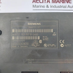Siemens 6Es7 431-1Kf10-0Ab0 Analog Input Module, Simatic S7 Sm 431 Ai 8X14Bit