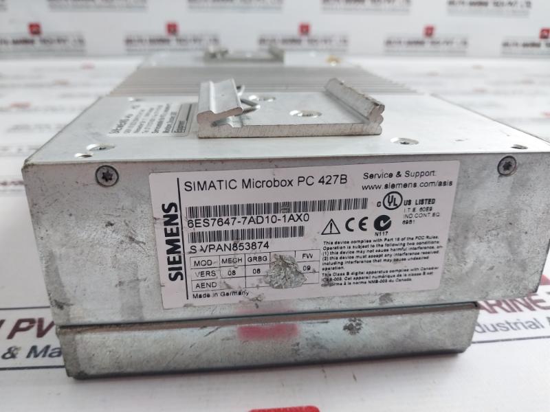 Siemens 6Es7647-7Ad10-1Ax0 Centrotherm Simatic Microbox Pc 24Vdc