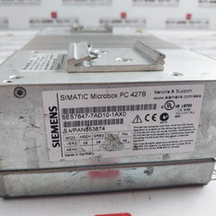 Siemens 6Es7647-7Ad10-1Ax0 Centrotherm Simatic Microbox Pc 24Vdc