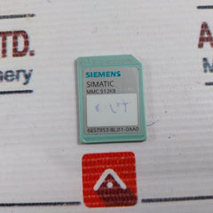 Siemens 6ES7953-8LJ11-0AA0 Simatic Micro Memory Card 512KB