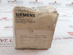 Siemens 6Es7972-0Bb12-0Xa0 Profibus Dp Bus Connector