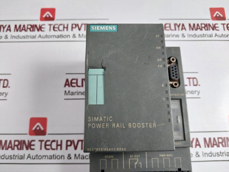 Siemens Simatic 6Es7972-4Aa02-0Xa0 Power Rail Booster Module 24V Dc 1.2A
