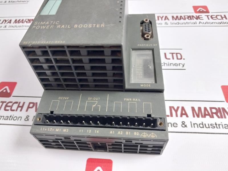 Siemens Simatic 6Es7972-4Aa02-0Xa0 Power Rail Booster Module 24V Dc 1.2A