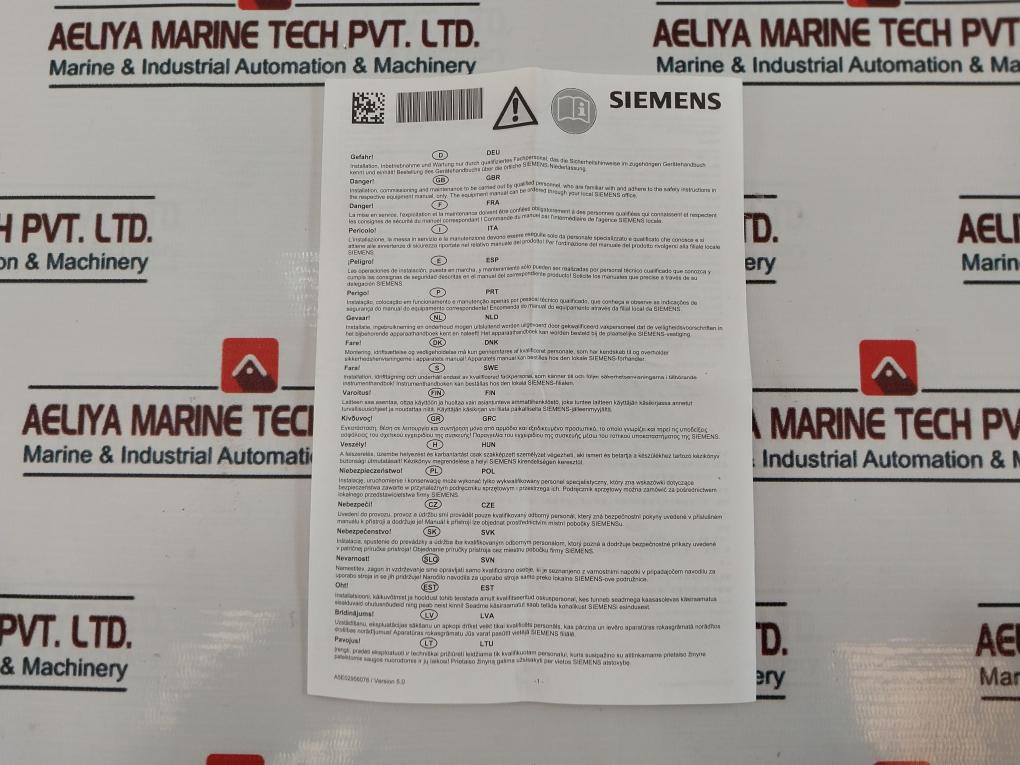 Siemens 6Fc5211-0Aa00-0Aa0 Terminal Block Module Rack Set