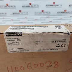 Siemens 6Fc5211-0Aa00-0Aa0 Terminal Block Module Rack Set