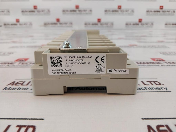 Siemens 6Fc5211-0Aa00-0Aa0 Terminal Block Module Rack Set