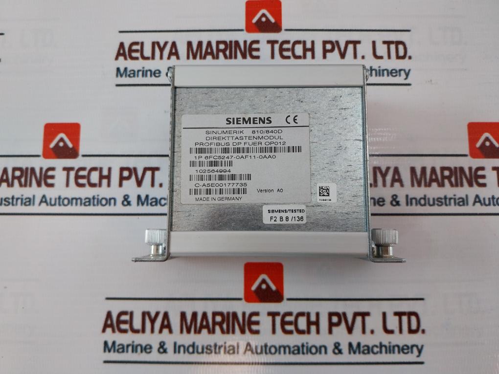 Siemens 6Fc5247-0Af11-0Aa0 Plc Module