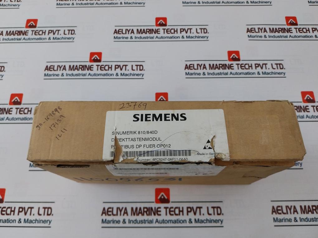 Siemens 6Fc5247-0Af11-0Aa0 Plc Module