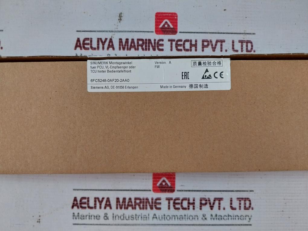 Siemens 6Fc5248-0Af20-2Aa0 Mounting Bracket Set A5E00137048