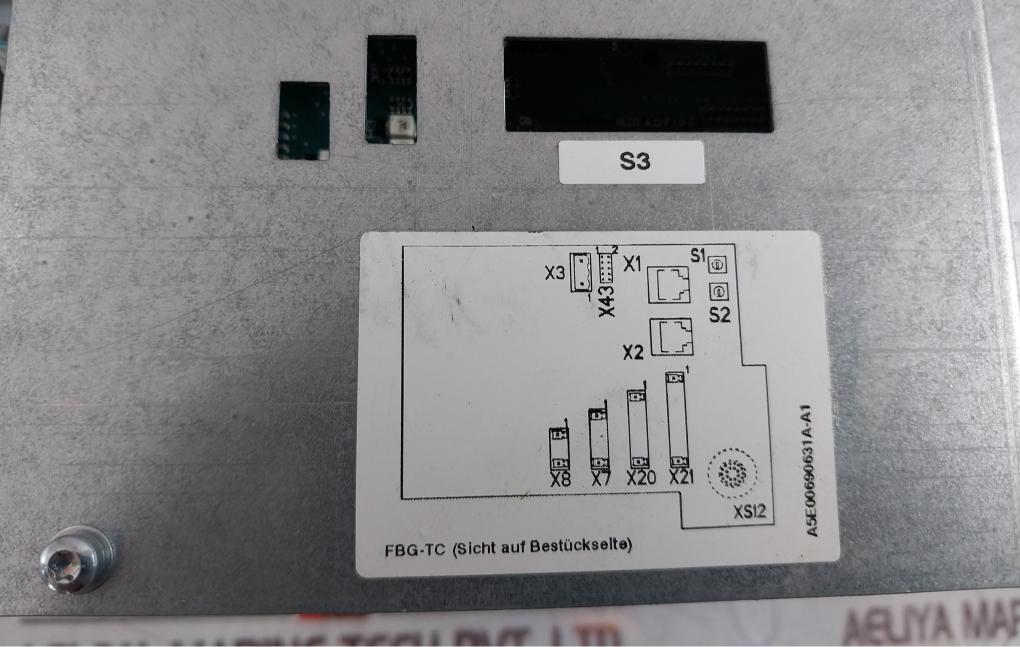 Siemens 6Fc5303-1Af00-1Aa1 Push Button Panel 24 Vdc/ 35W