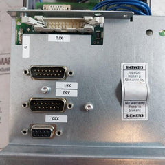 Siemens 6Fc5303-1Af00-1Aa1 Push Button Panel 24 Vdc/ 35W