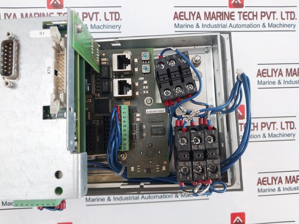 Siemens 6Fc5303-1Af00-8Aa1 Pushbutton Panel 24Vdc