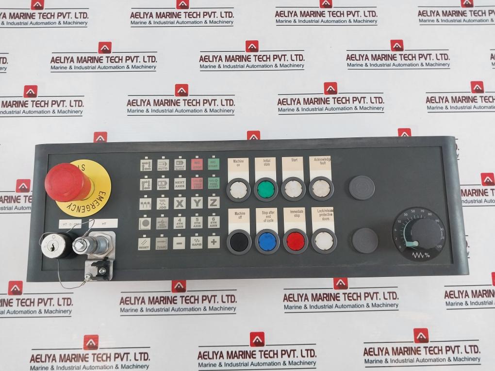 Siemens 6Fc5303-1Af00-8Aa1 Pushbutton Panel 24Vdc