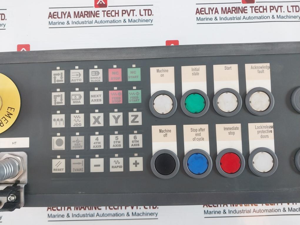 Siemens 6Fc5303-1Af00-8Aa1 Pushbutton Panel 24Vdc