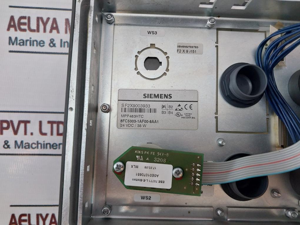 Siemens 6Fc5303-1Af00-8Aa1 Pushbutton Panel 24 Vdc/ 35W A5E00741803-a6
