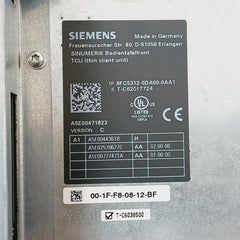 Siemens 6Fc5312-0Da00-0Aa1 Control Unit Equipment