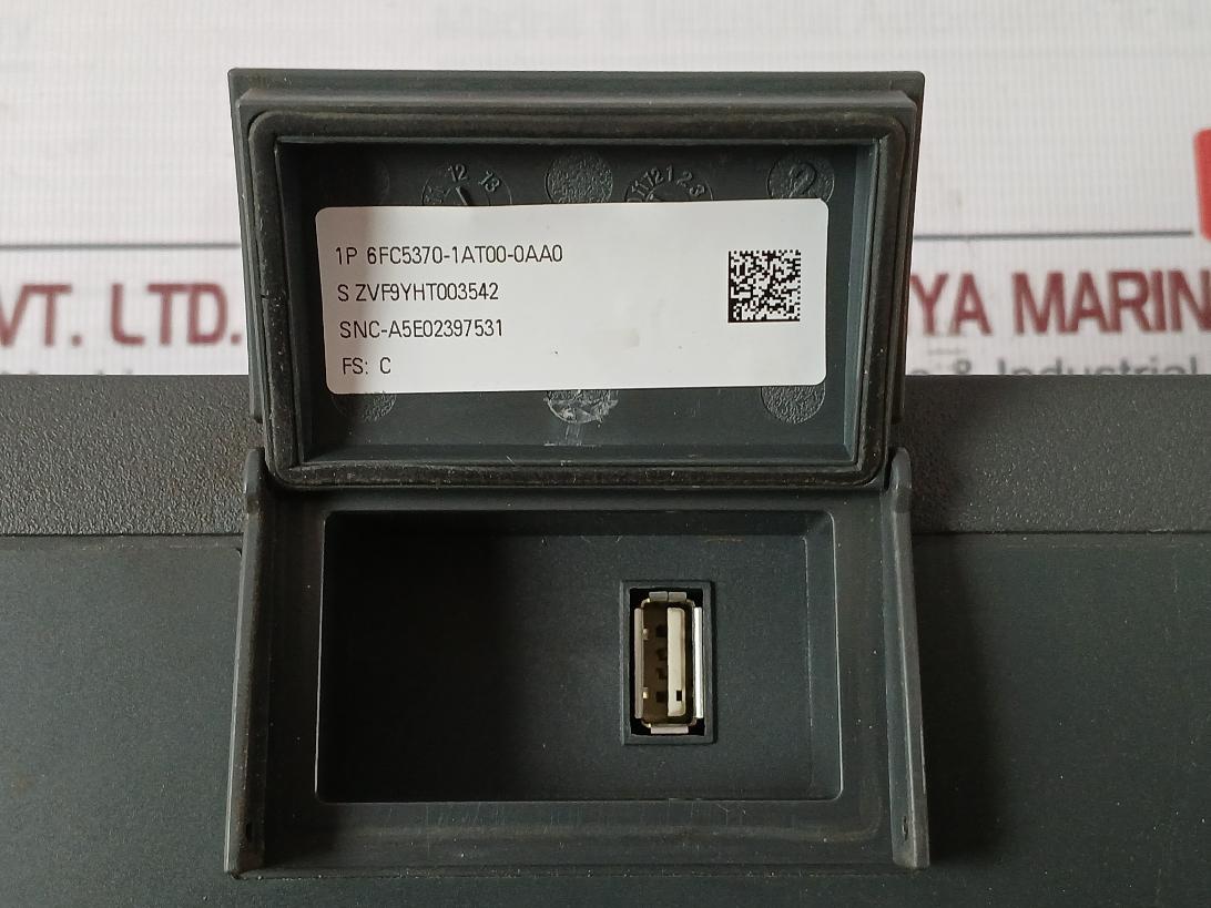 Siemens 6Fc5370-1At00-0Aa0 Sinumerik 808D Turning Panel Ppu141.1 24Vdc 2.5A