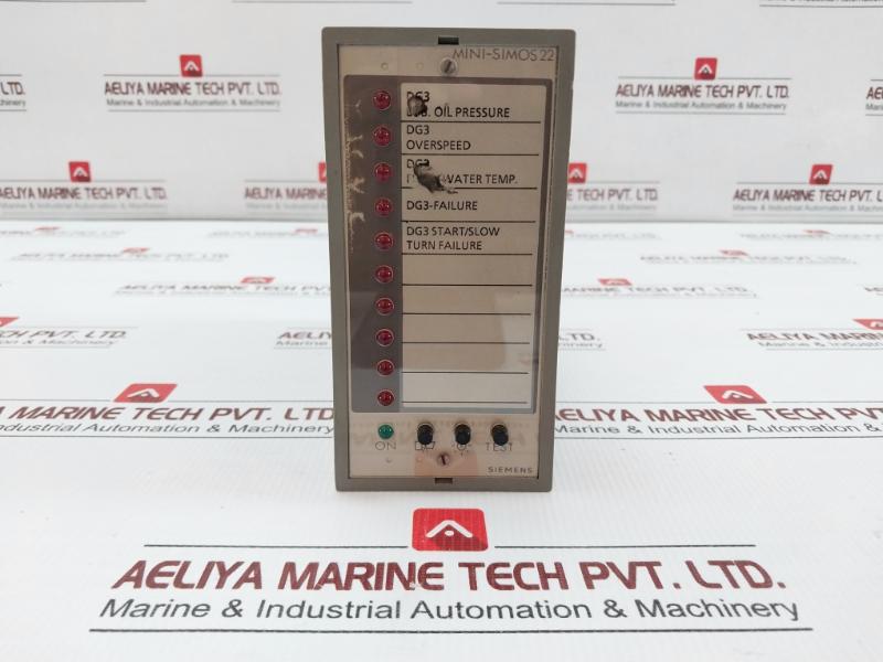 6Fs3061-0Ag00 Alarm Sensor Controller Module Siemens 24Vdc