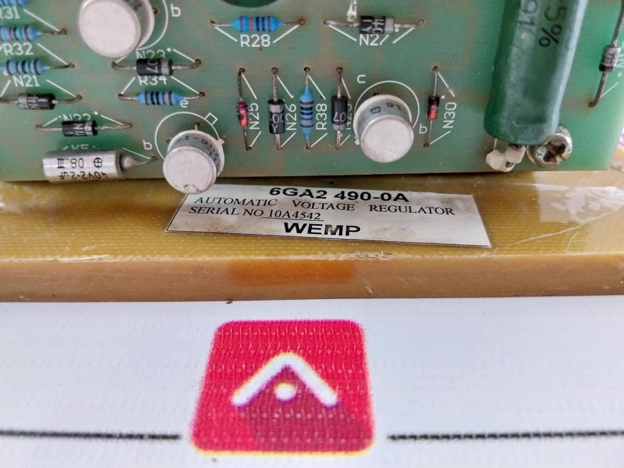 Siemens 6Ga2 490-0A Automatic Voltage Regulator