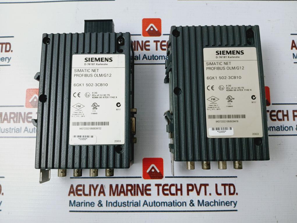 Siemens 6Gk1 502-3Cb10 Simatic Net Profibus Olm/G12 Interface Module 24Vdc