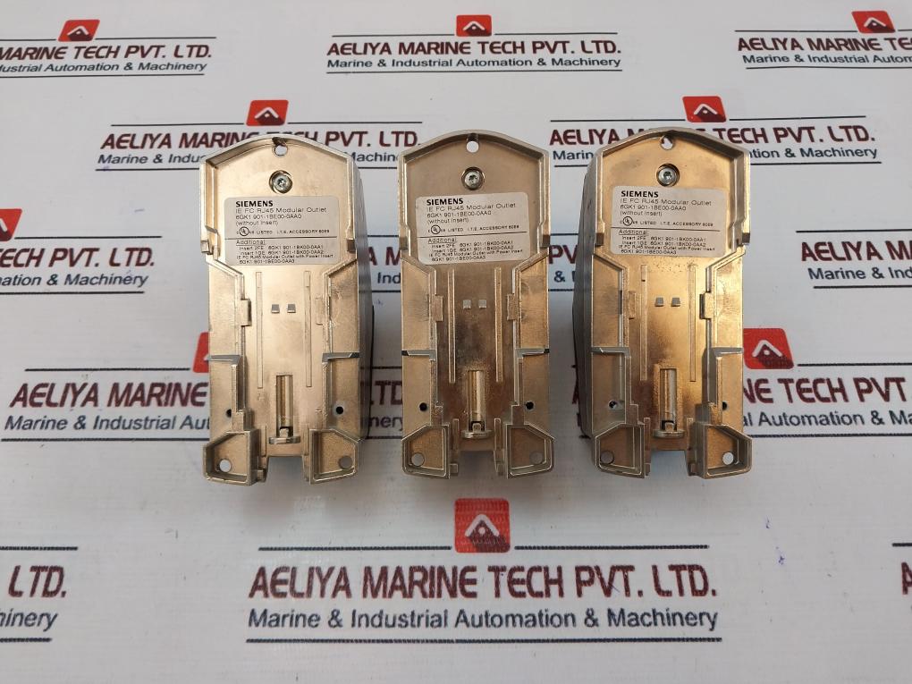 Siemens 6Gk1 901-1Be00-0Aa0 Ie Fc Rj45 Modular Outlet With Power Insert