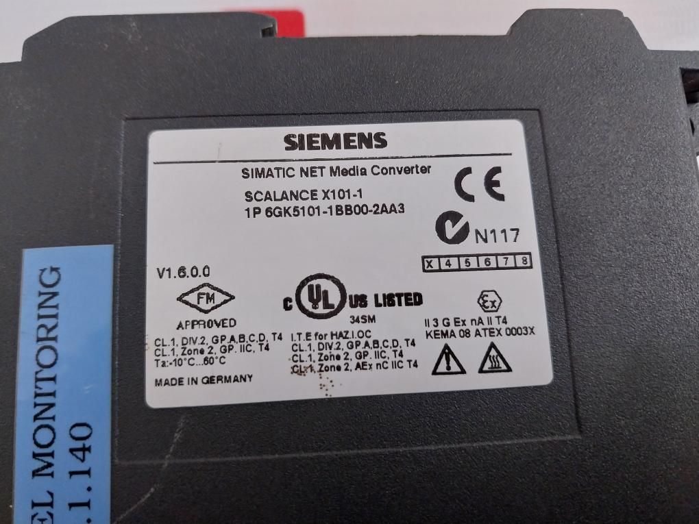 Siemens 6Gk5101-1Bb00-2Aa3 Interface Module