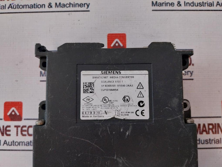 Siemens Simatic 6Gk5101-1Bb00-2Aa3 Net Media Converter 101-1Bb00-2Aa3