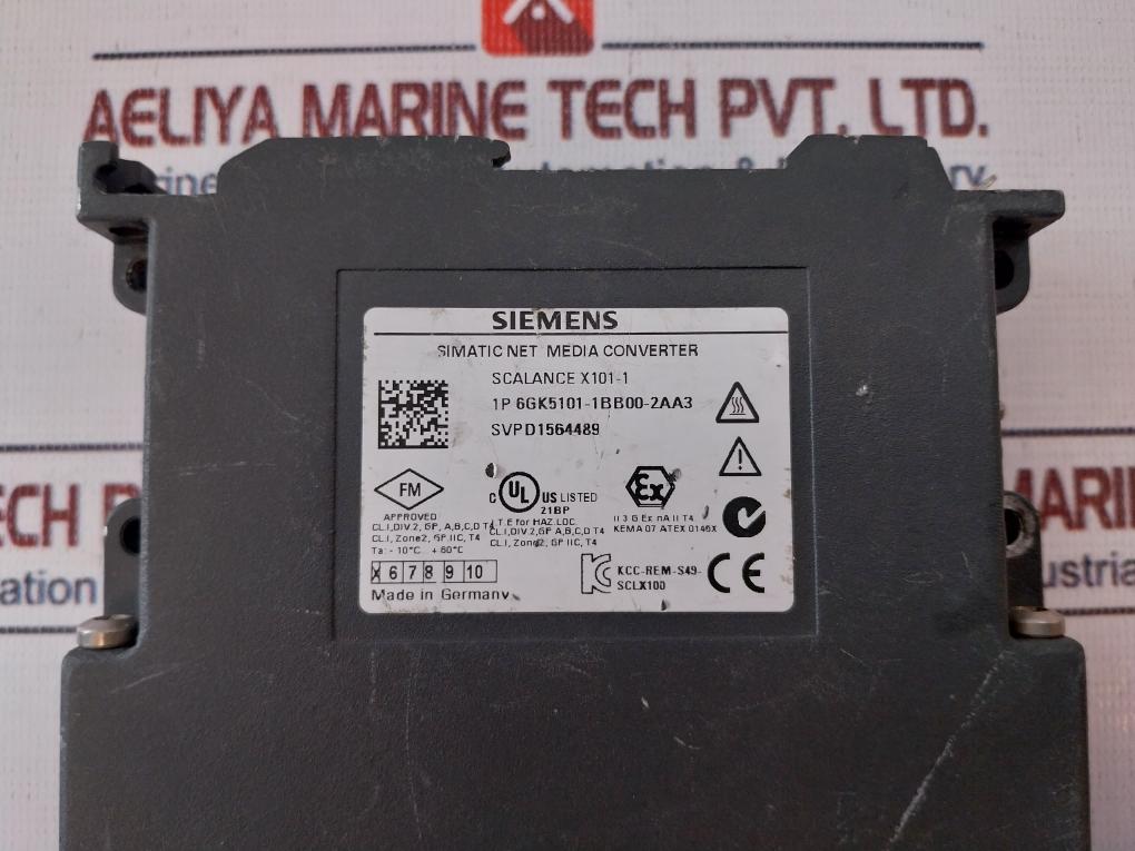 Siemens Simatic 6Gk5101-1Bb00-2Aa3 Net Media Converter 101-1Bb00-2Aa3