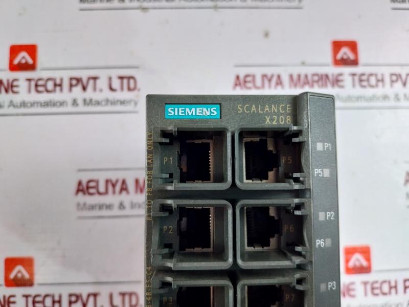 Siemens 6Gk5208-0Ba10-2Aa3 Scalance X208 Industrial Ethernet Switch