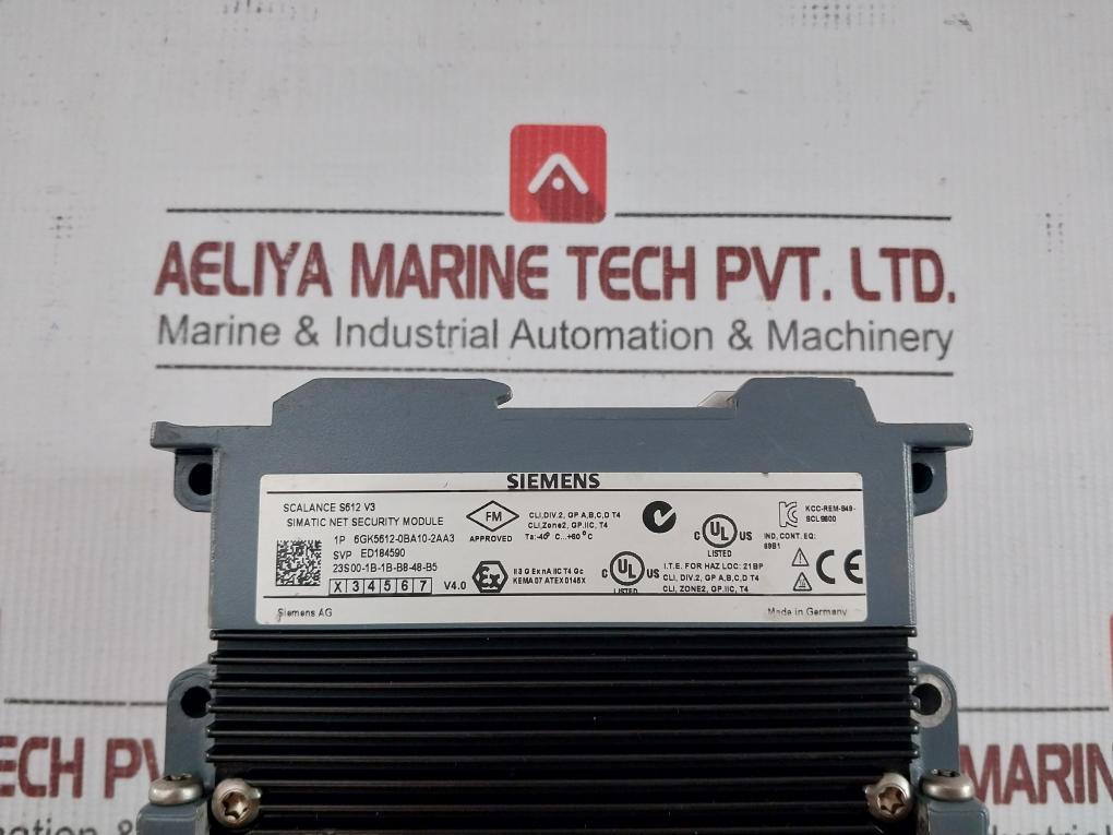 Simatic Net Security Module 6Gk5612-0Ba10-2Aa3 Siemens