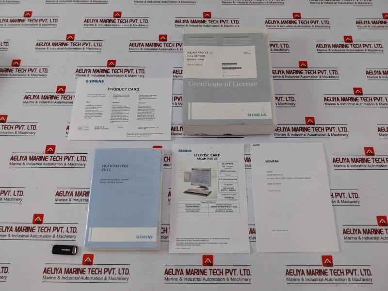 Siemens 6Md9000-1Aa10-8Aa0 Sicam Pas/Pqs V8.11 Power Automation Dvd/Quality Usb