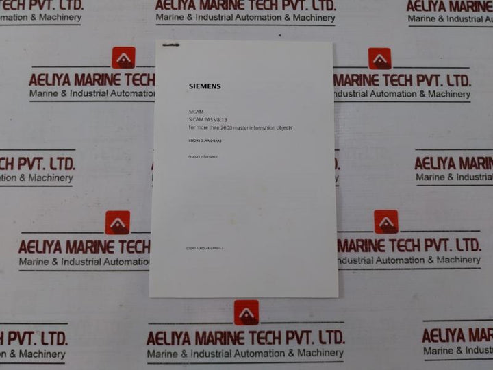 Siemens 6Md9000-1Aa10-8Aa0 Sicam Pas/Pqs V8.11 Power Automation Dvd/Quality Usb