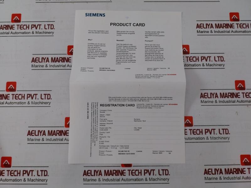 Siemens 6Md9000-1Aa10-8Aa0 Sicam Pas/Pqs V8.11 Power Automation Dvd/Quality Usb