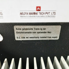 Siemens 6Ra 2325-6Dv61-0 Compact Converter 3Ac 400V 49A 50-60Hz