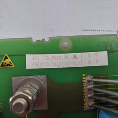Siemens 6Se1200-1Da20-0 Resistor Control Ge.470102.0501.00