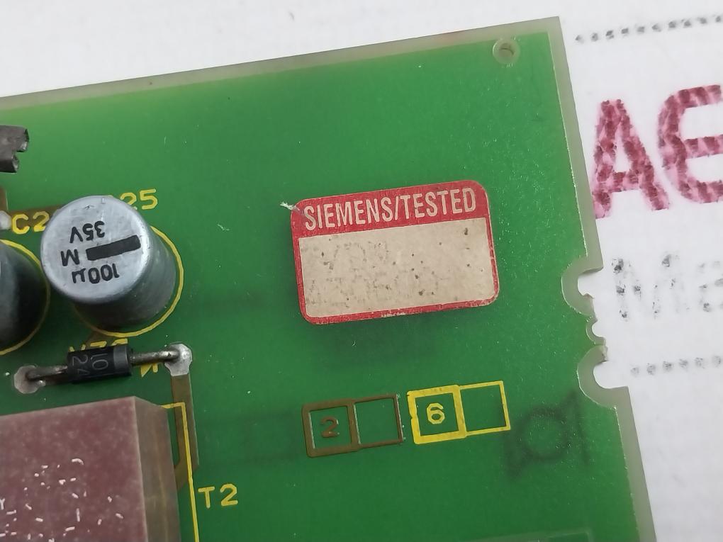 Siemens 6Se1200-1Da20-0 Resistor Control Ge.470102.0501.00