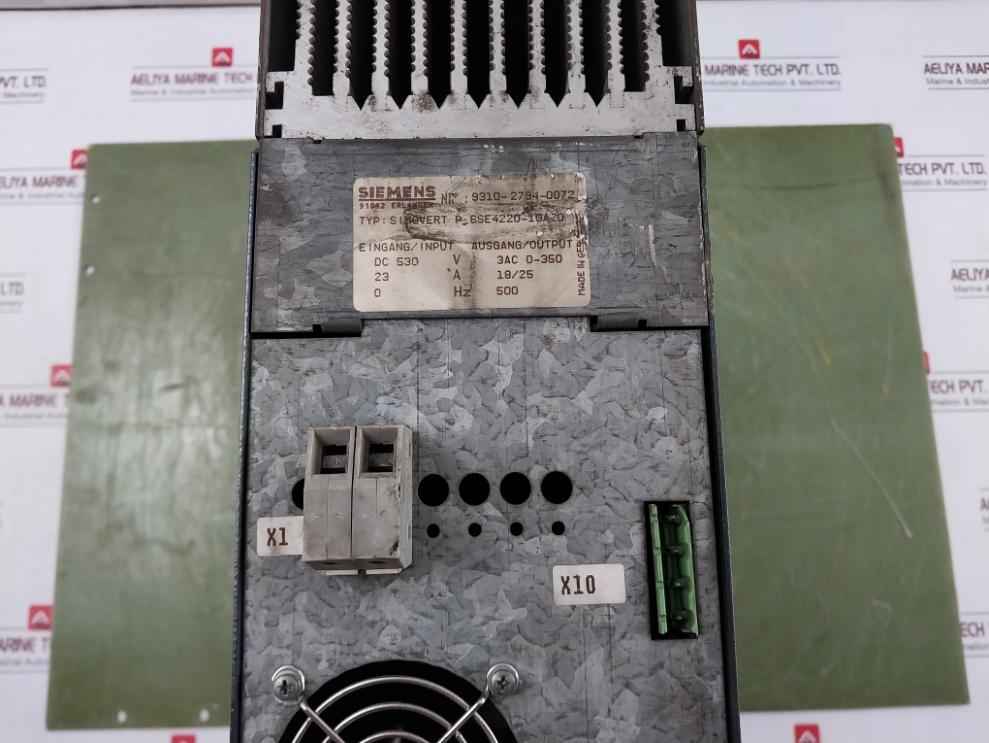 Siemens 6Se4220-1Ga20 Simovert P Inverter Drive Rev: B 3Ac 0-350V Dc530V 23A