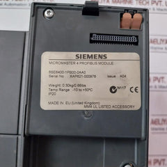 Siemens 6Se6420-2Ad24-0Ba0 Micromaster 420 Frequency Inverter