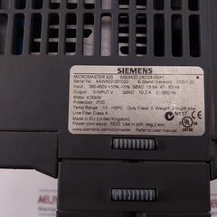 Siemens 6Se6420-2Ad24-0Ba1 Inverter Drive 380-480V 13.6A 47-63Hz