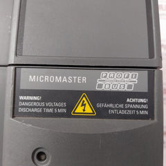 Siemens 6Se6420-2Ad24-0Ba1 Micromaster 10.2A 0-650Hz