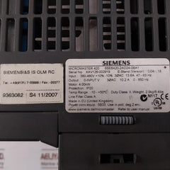 Siemens 6Se6420-2Ad24-0Ba1 Micromaster 420 Drive 380-480V 13.6A 47-63Hz