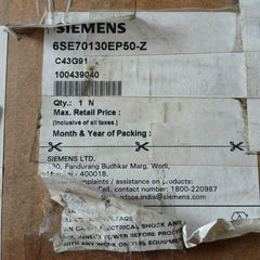 Siemens 6Se7013-0Ep50-z Masterdrives Mc Ac/Ac Drive 3Ph 0-380...480V 0-400Hz