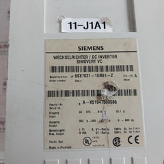 Siemens 6Se7021-1Ub61-z,