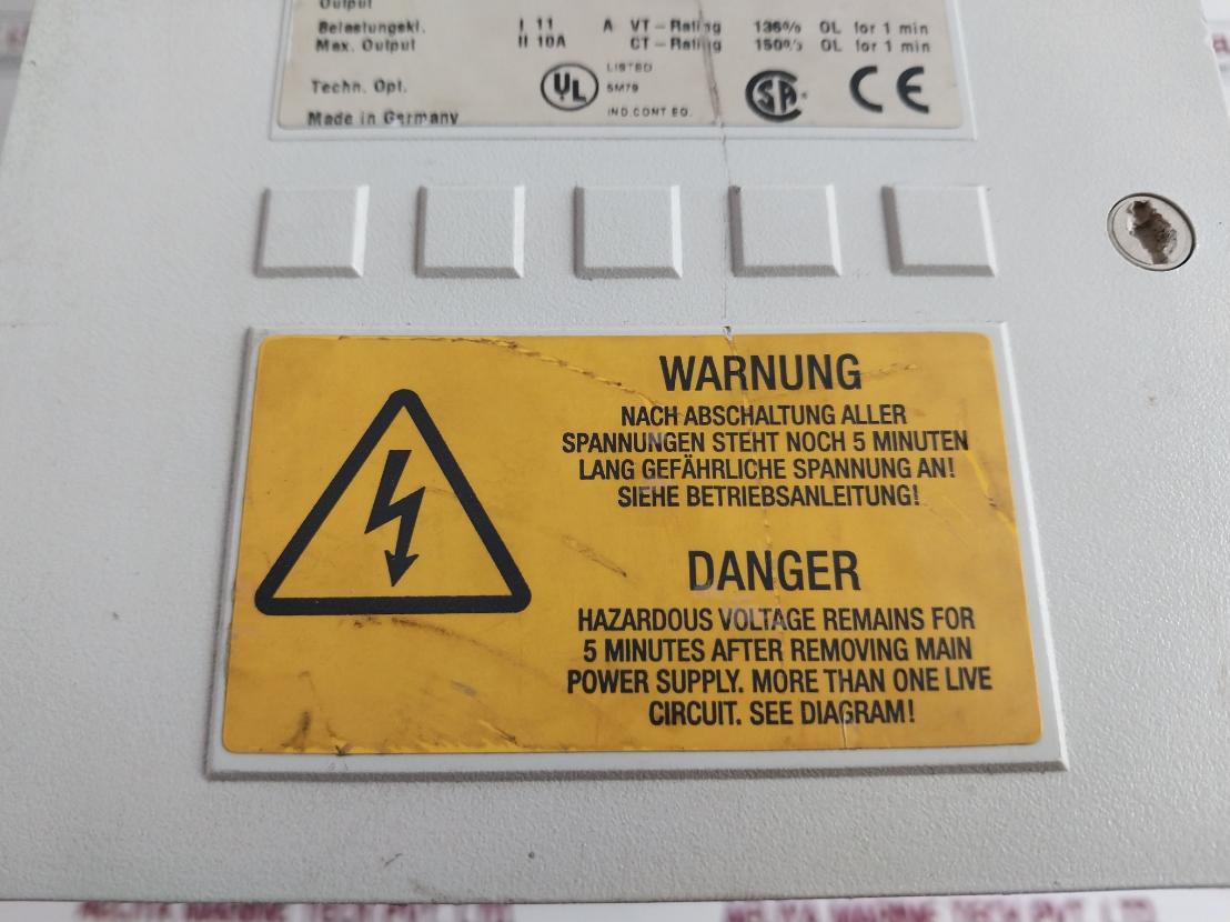 Siemens 6Se7021-1Ub61-z,